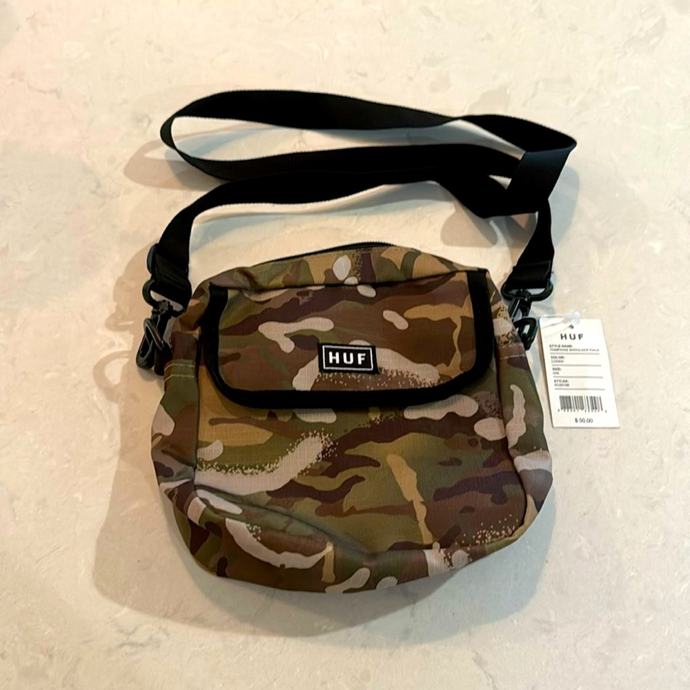 NWT HUF Tompkins Shoulder Pack Adjustable strap